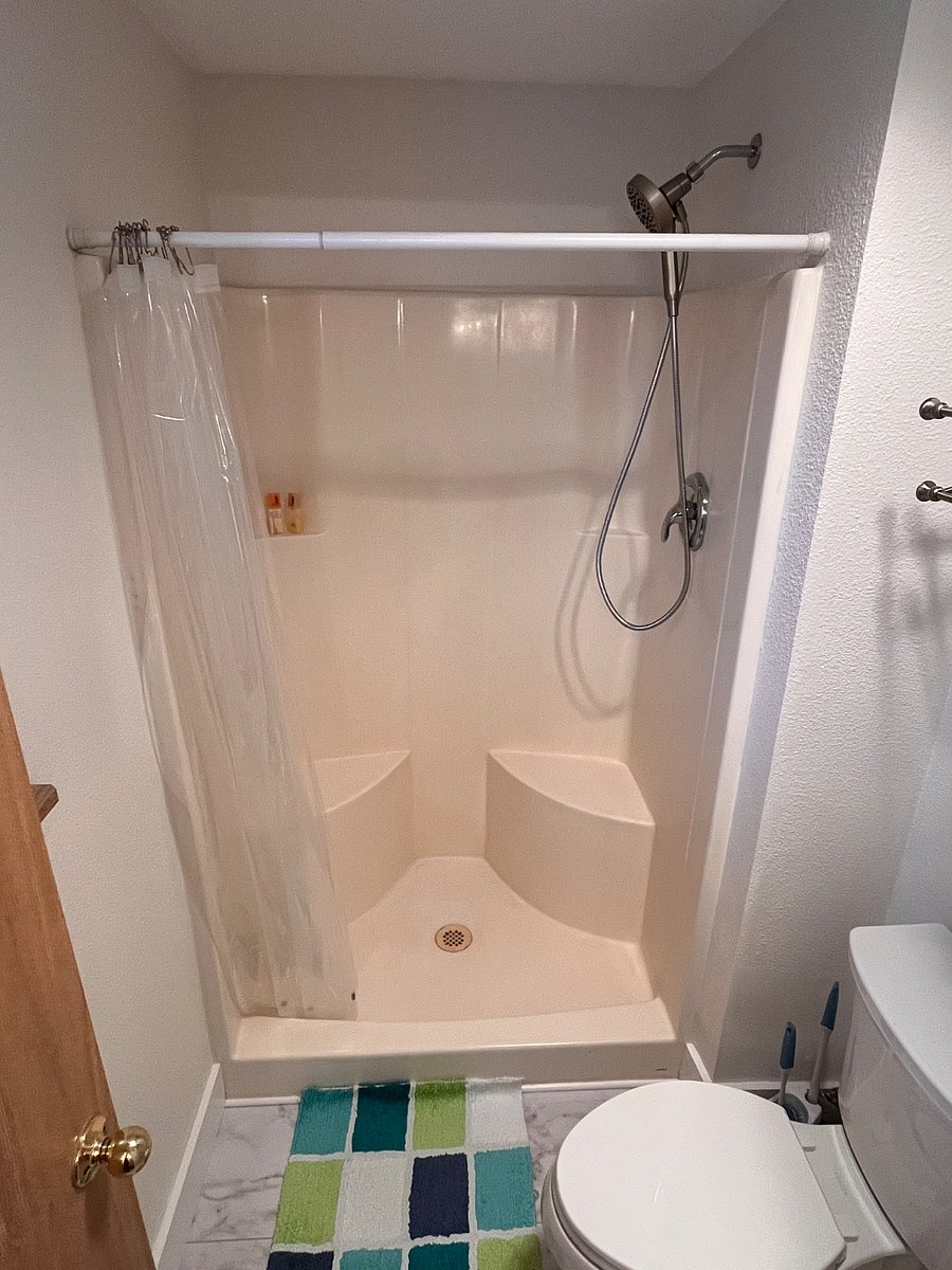 Brand new shower valve and shower head