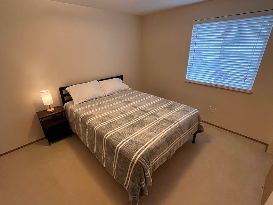 Bedroom 3, brand new memory foam mattress, and linens