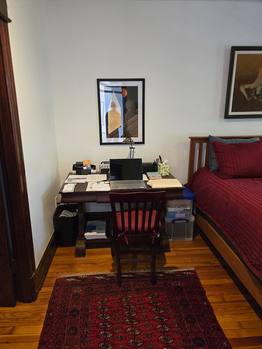 front bedroom desk