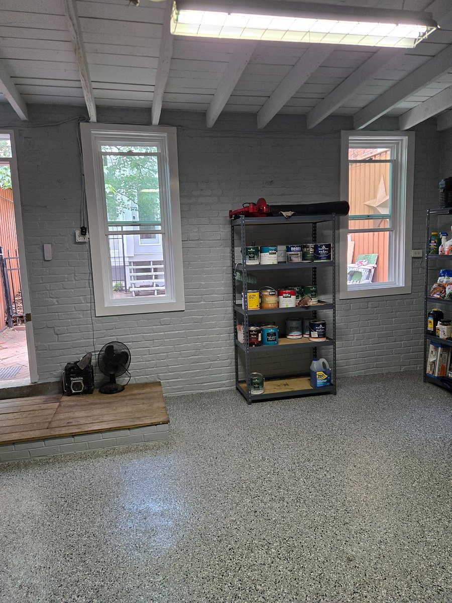 garage exit to yard