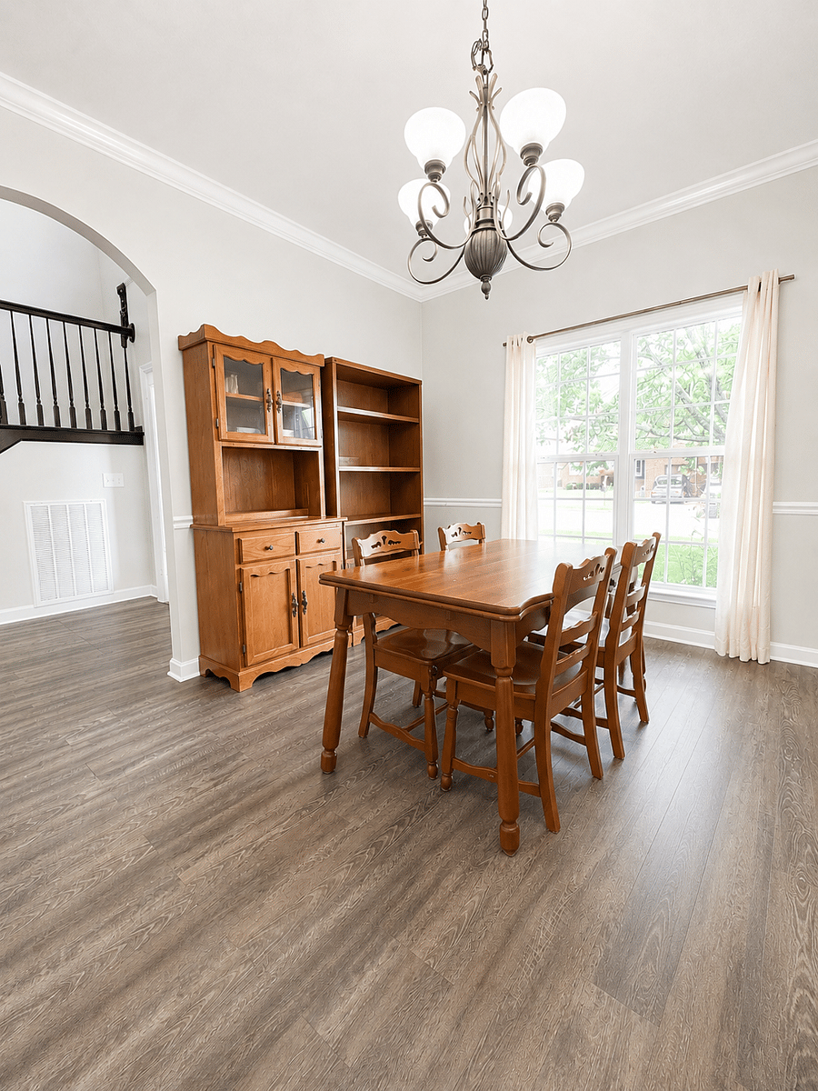 Front dining room / library / school room
