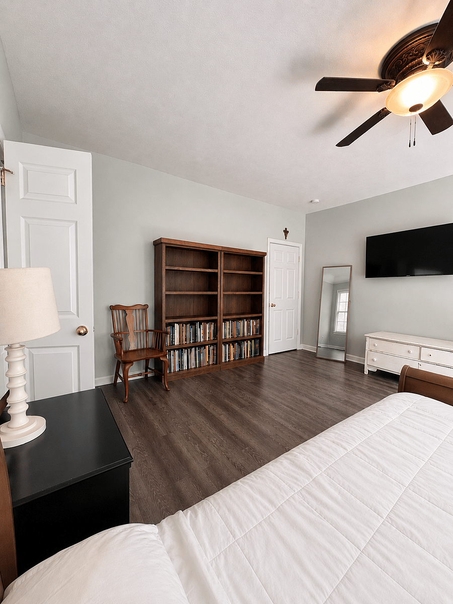 Master bedroom suite