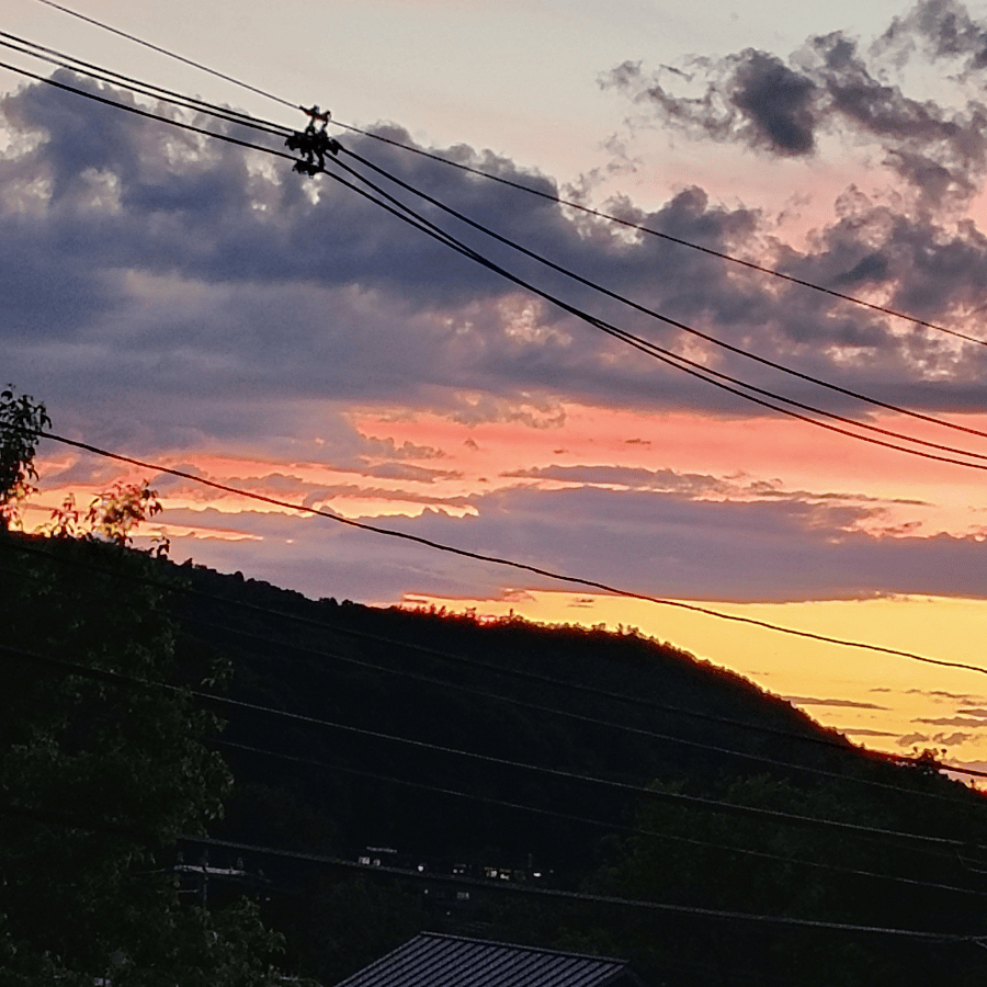 Sun Set Out the Front Window