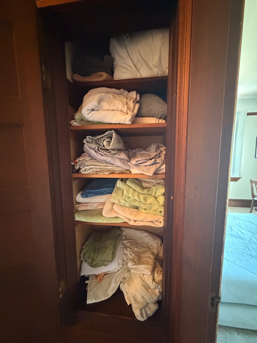 Lots of linens and towels