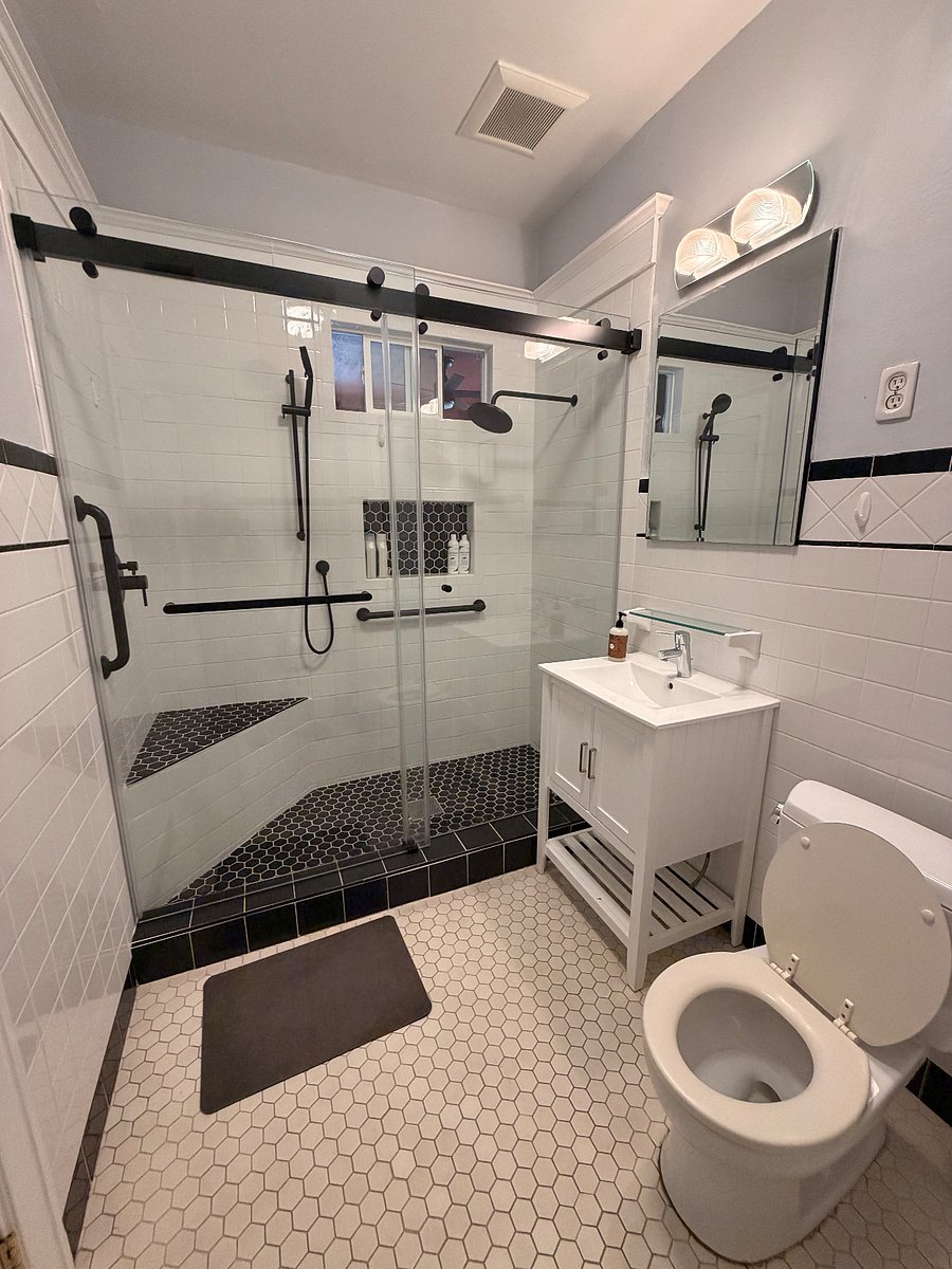 Brand new walk in shower