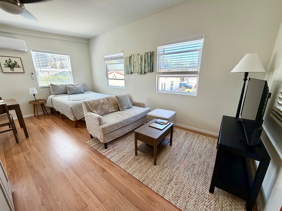 A bright and airy open floor plan that is easy to navigate and live