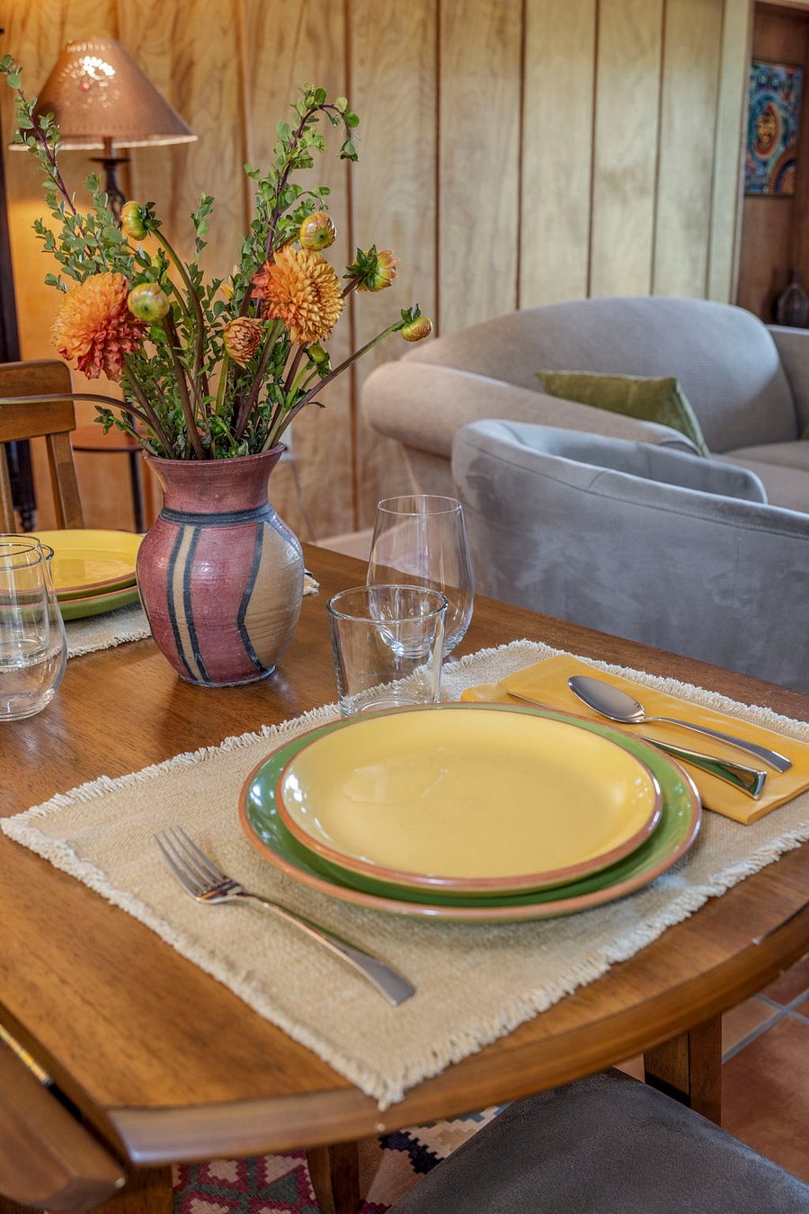 southwest- and old world- inspired accents throughout