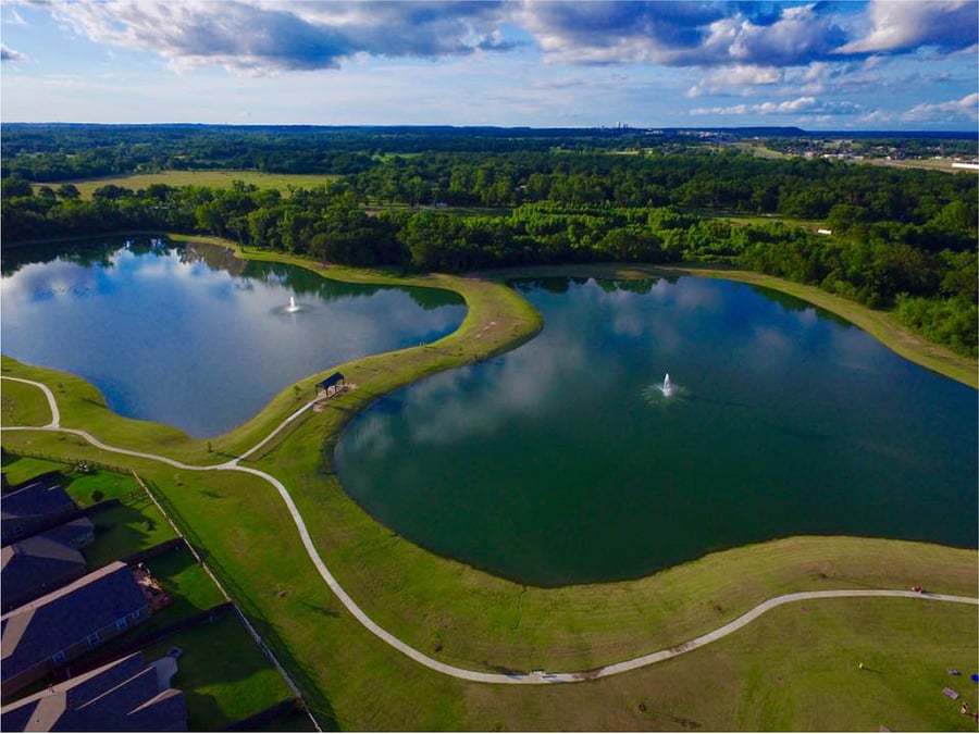 Two large fishing ponds around the corner from the home. Gorgeous walking and bike trails throughout.