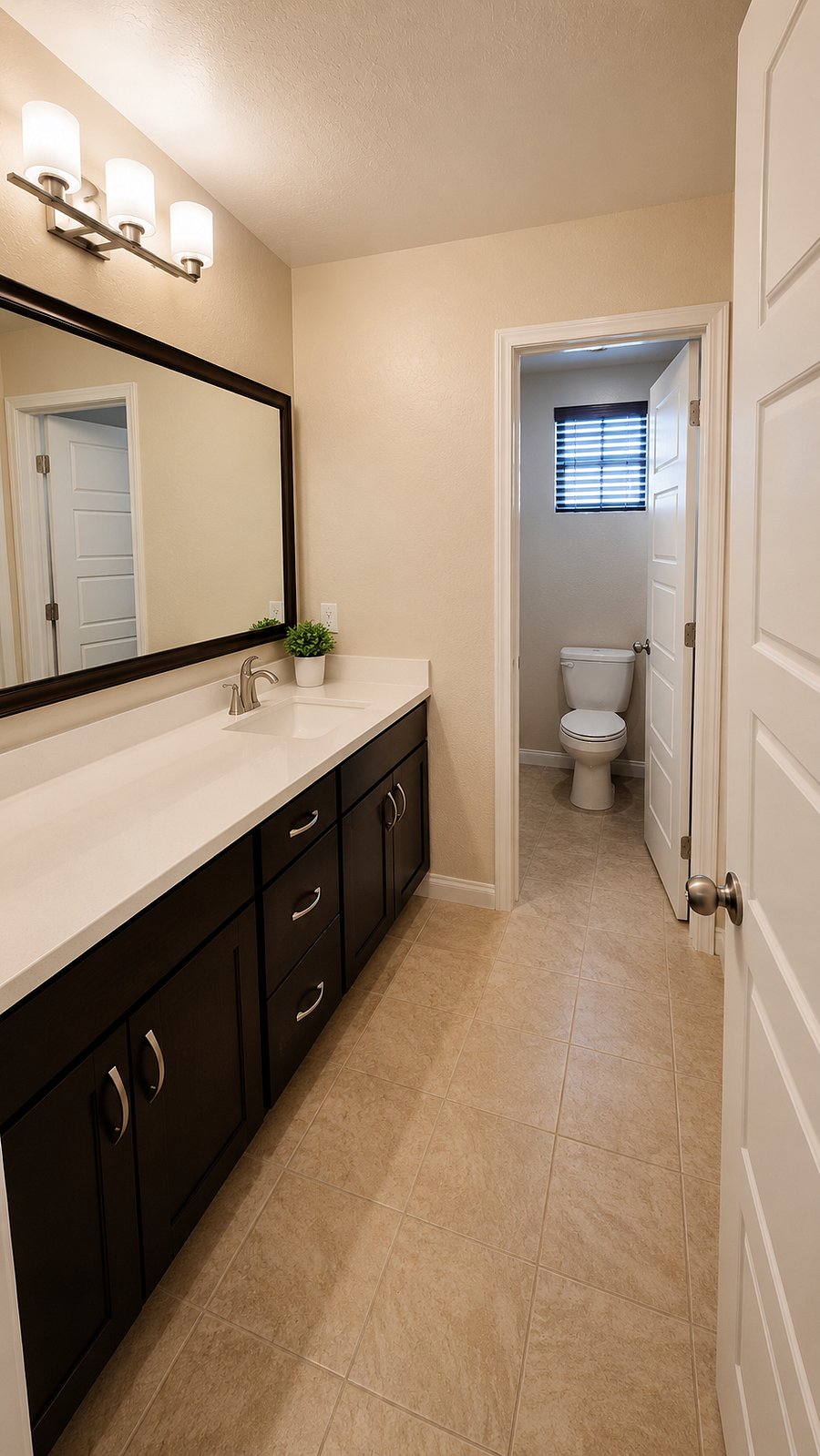 Shared full bathroom with one other guest (shower/tub combination)