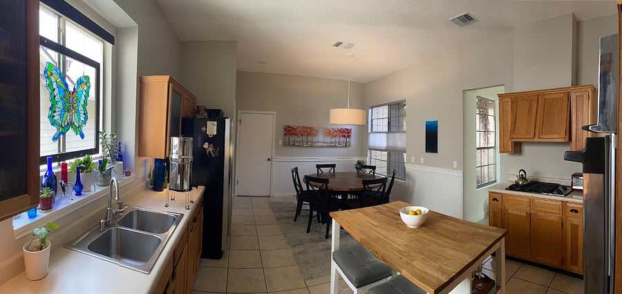 Shared country kitchen