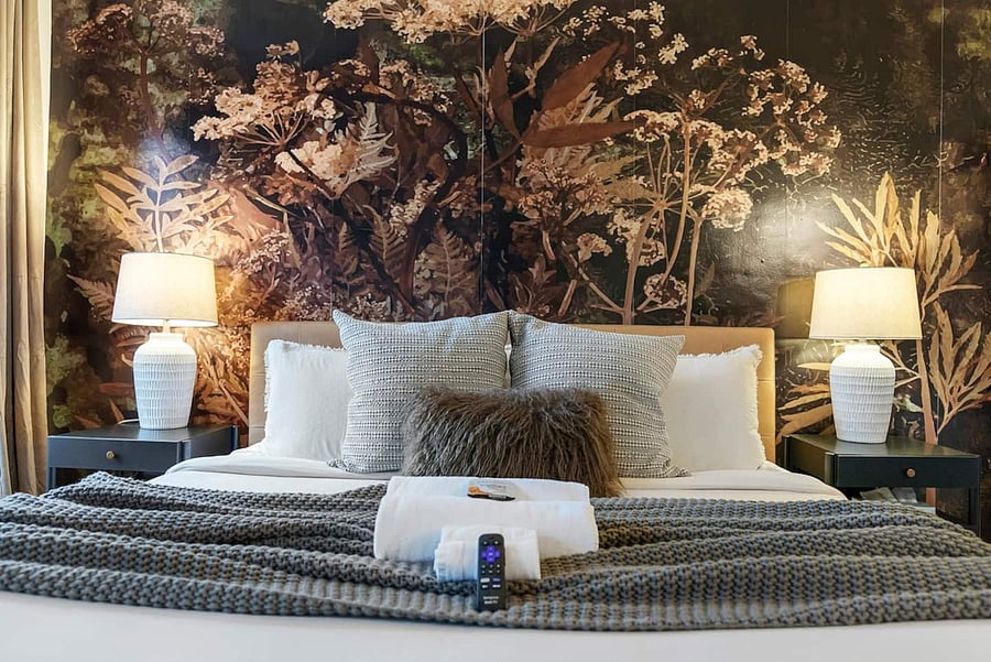 The primary suite is designed for ultimate luxury.