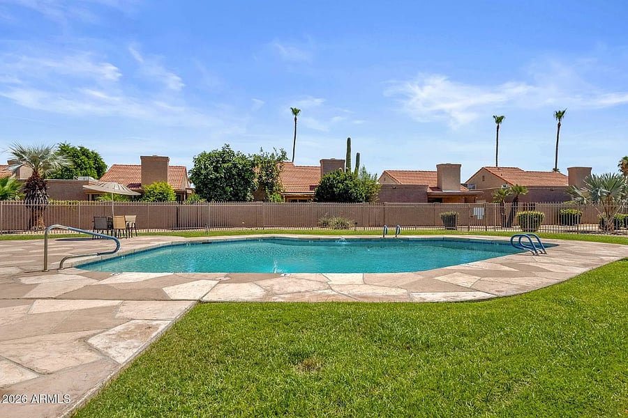 One of two pools within the community