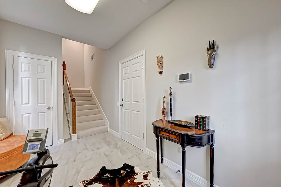 Mudroom and Fitness ground floor