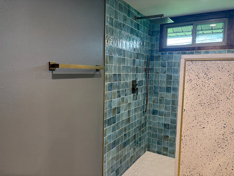 Master bath walk in shower