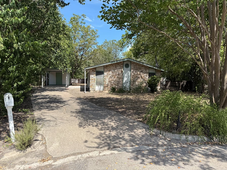 Front of the house
