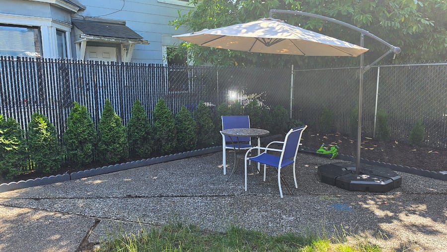 Fully Fenced Backyard