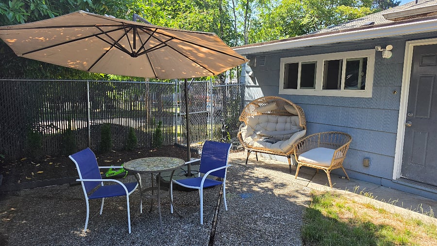 Fully Fenced Backyard