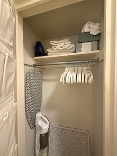 iron board and vacuum