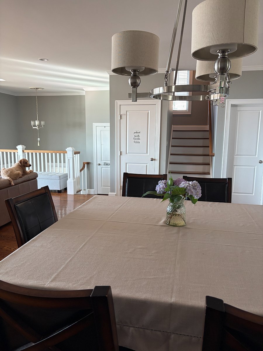 Spacious dining area connected to the main living space.
