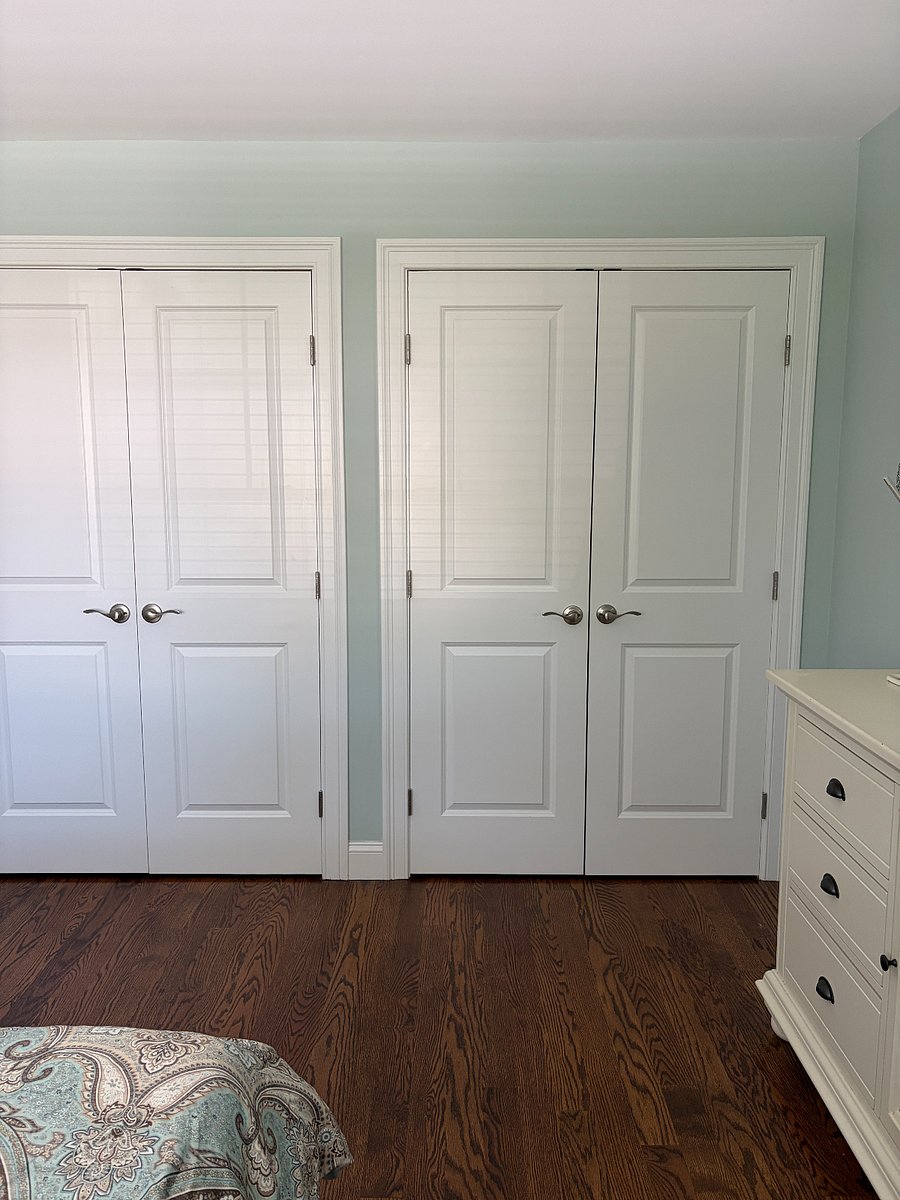 Bedroom includes two extra large closets