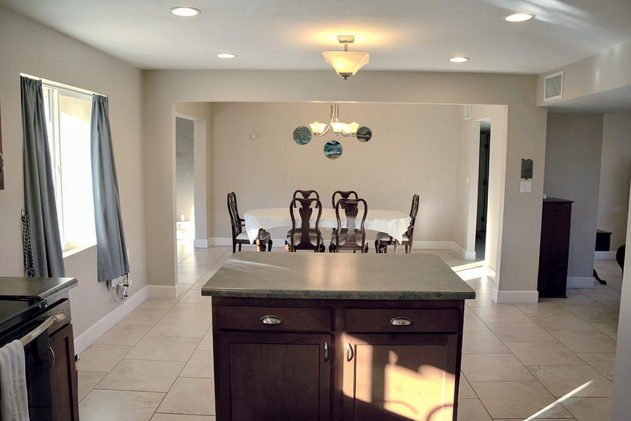 View of the Dining Room from Kitchen