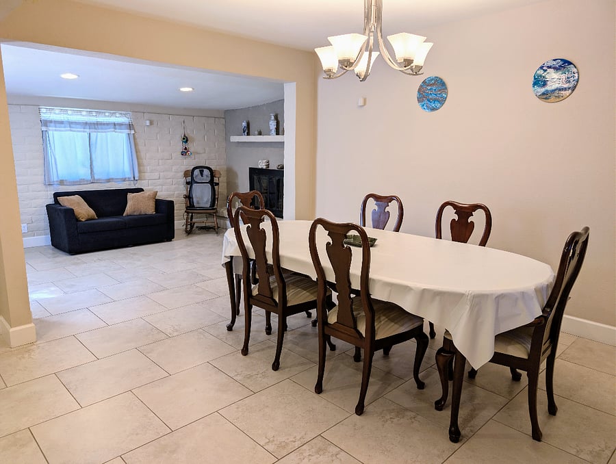View of Sun Room from Dining Room