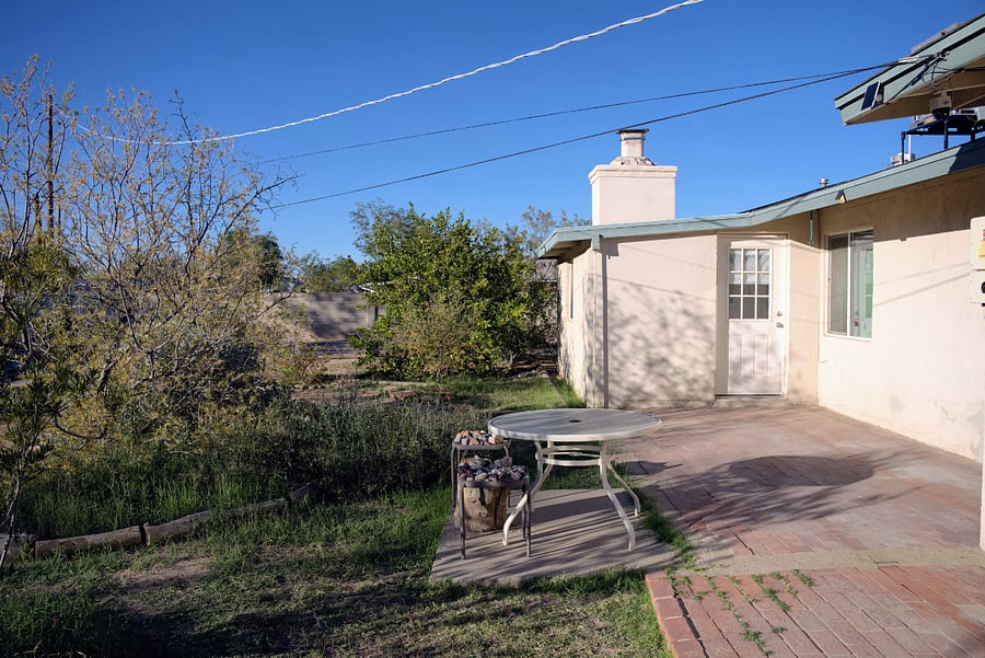 Backyard patio