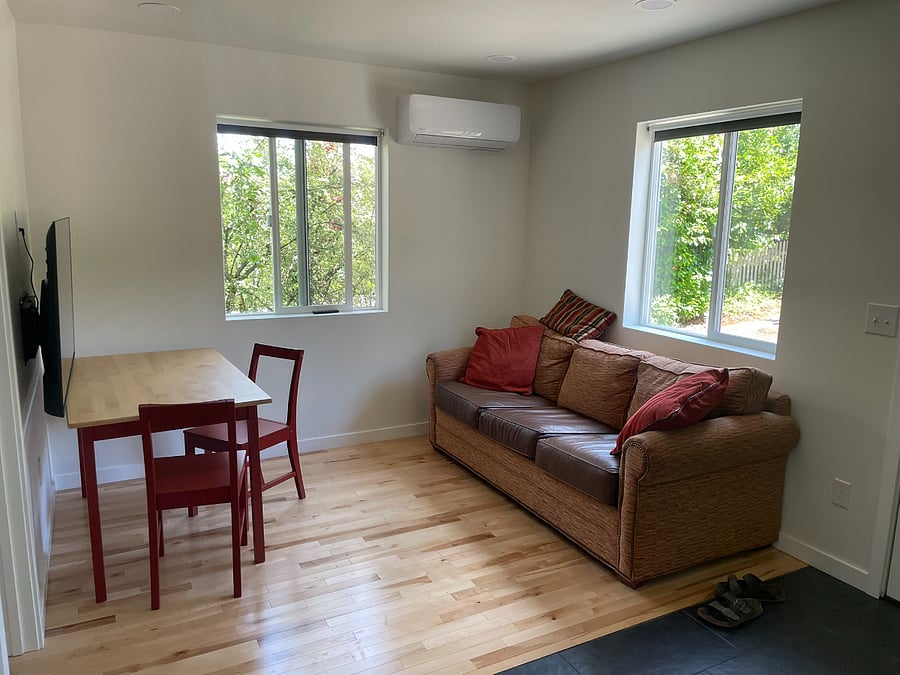 Living area (taken from kitchen area)