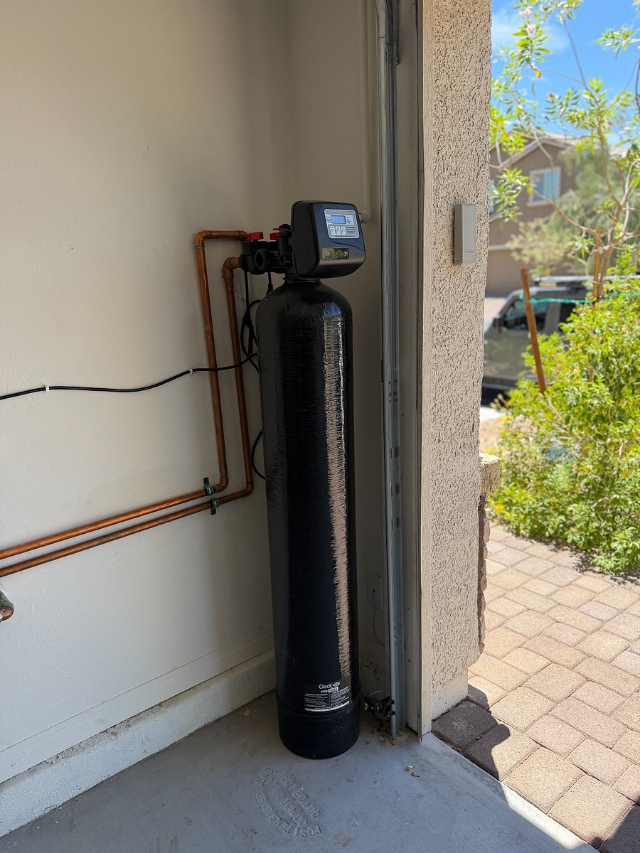 Whole house water softener