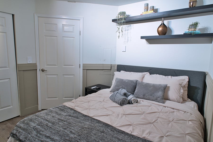 Bedroom 2 with closet closed