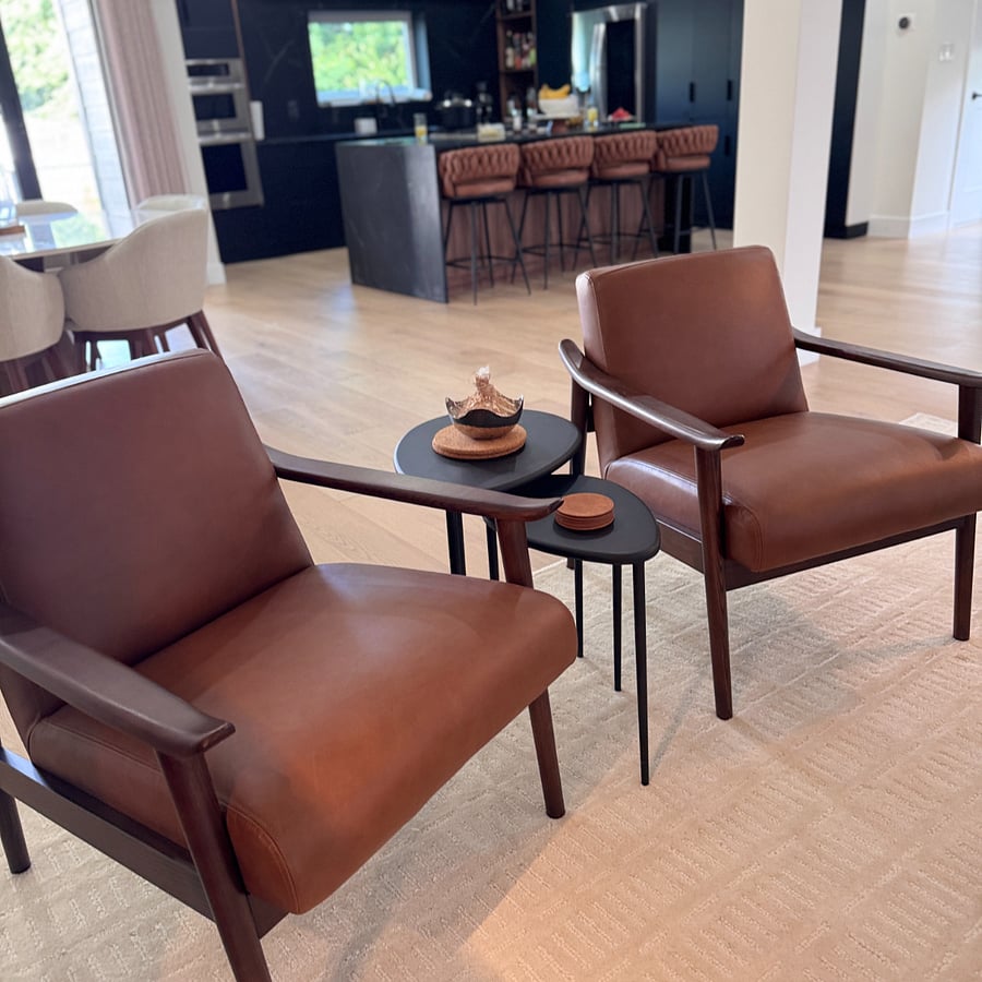 Living Room
Two Leather Accent Chairs