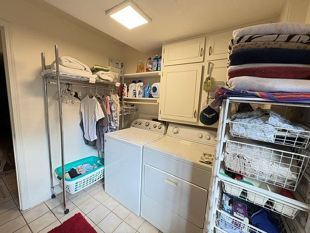 Laundry room with large washer & dryer - cleaning supplies provided