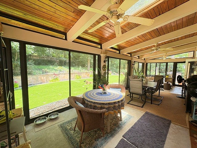 Sunroom - with doggie door to turf lawn and beautiful landscaping that dogs love (and people too). Dog owners: Poop pickup bags provided and prompt poop pickup is expected.