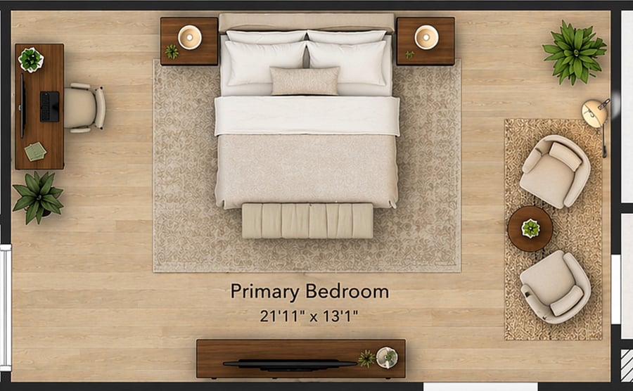 Primary bedroom 