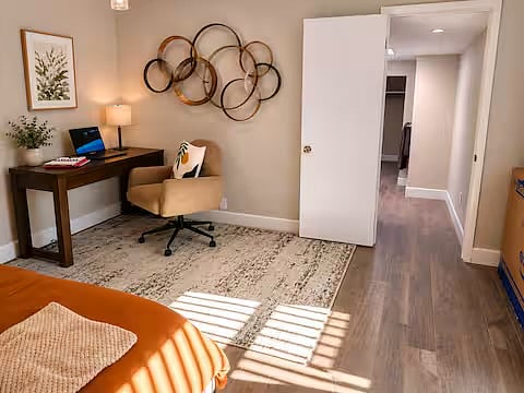 Primary bedroom office area