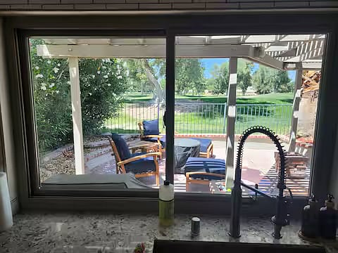 View from kitchen