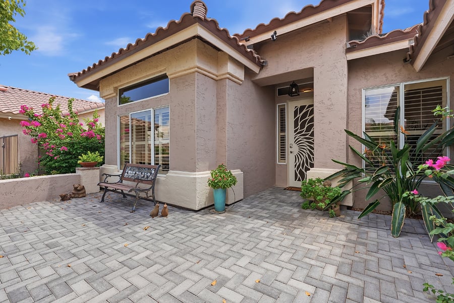 Front courtyard - perfect for morning coffee or evening glass of wine.