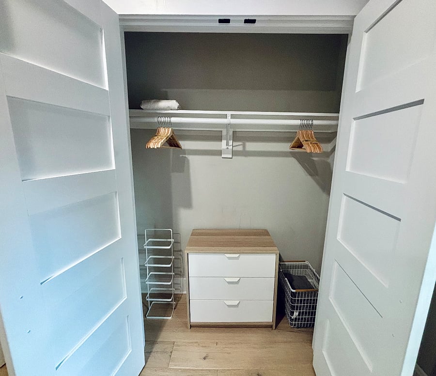 Primary bedroom closet