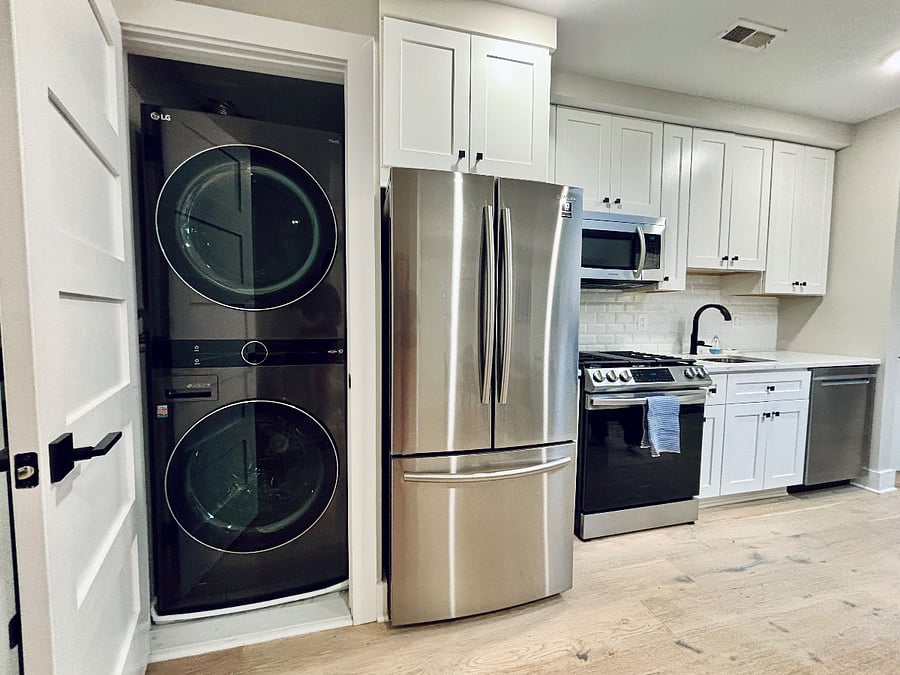 In-unit washer and dryer