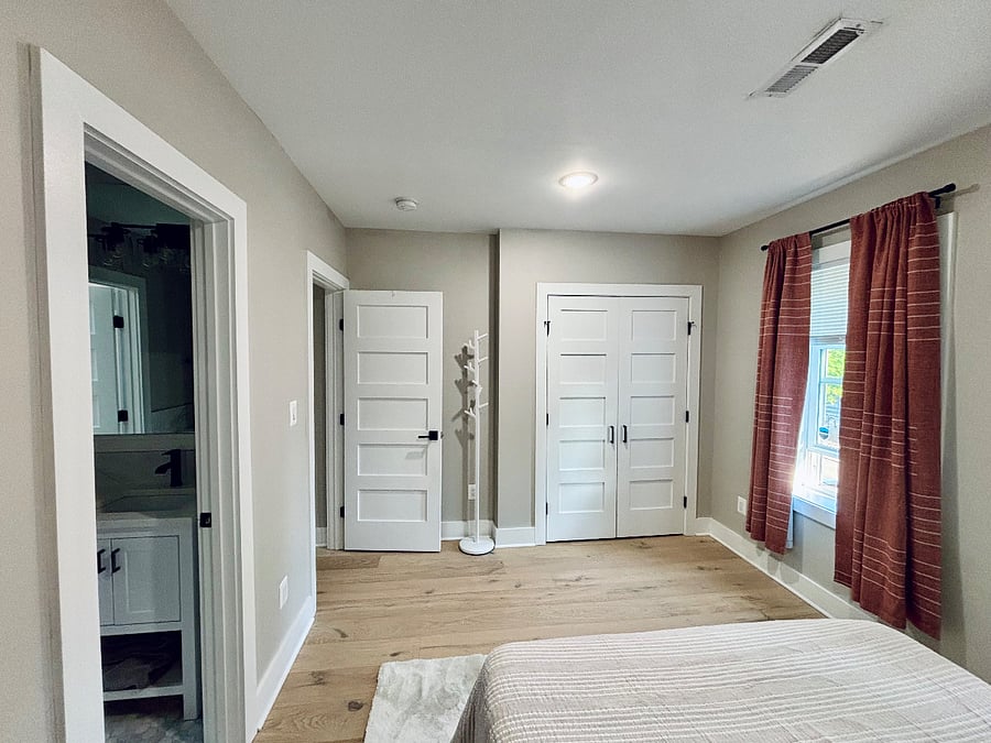 Primary bedroom view