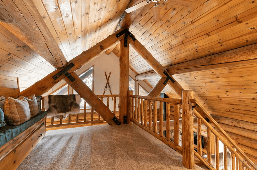Loft at top of stairs, in front of master bedroom