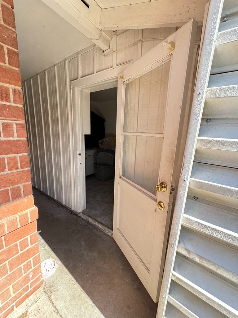 Where the laundry room is located