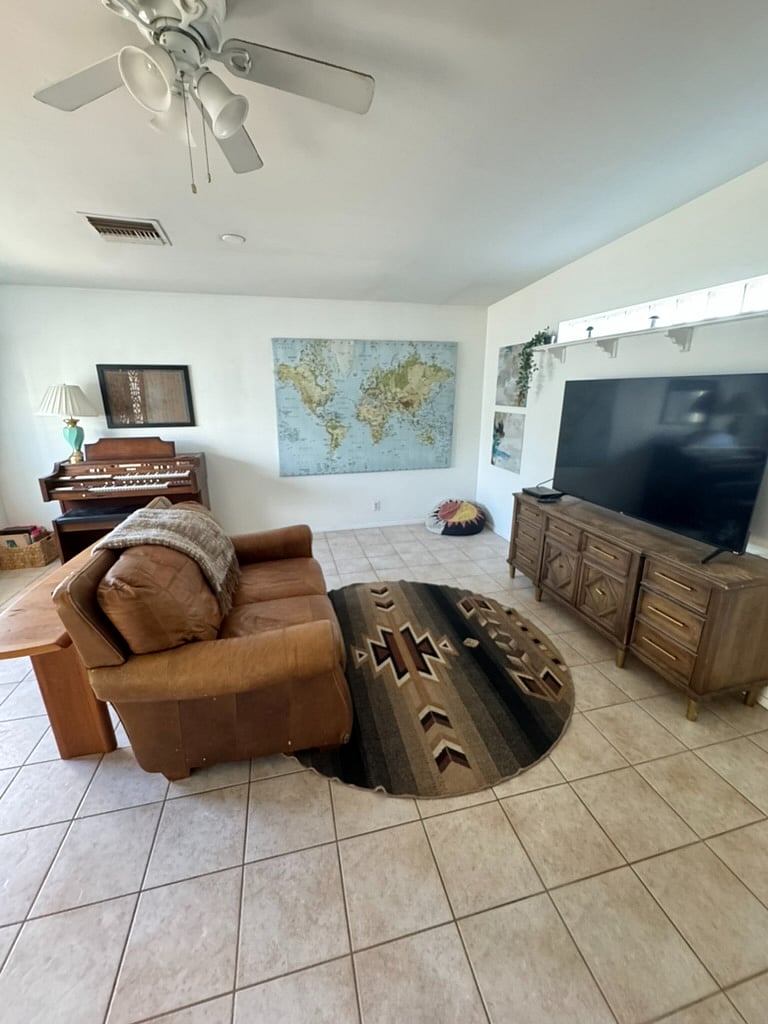 Enjoy the night in by streaming your favorite TV show or watching a DVD on the 70".