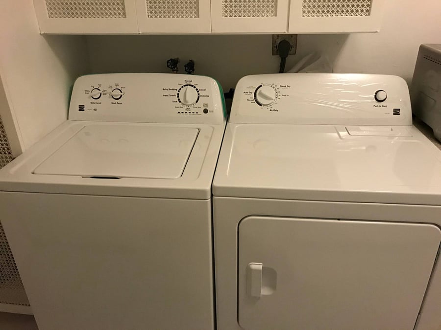 In-unit washer and dryer