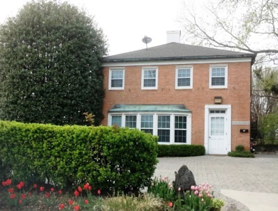 Front of house/building. Private entrance to unit on side of building.