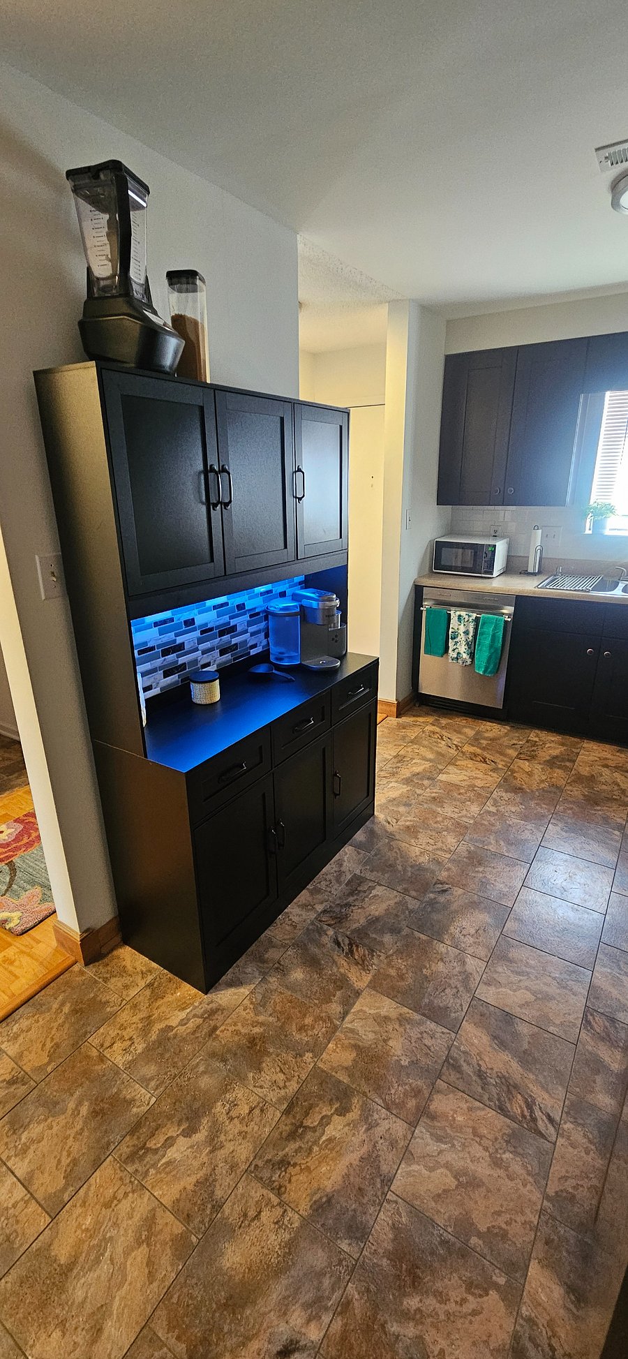 Microwave, Dishwasher and Coffee Maker