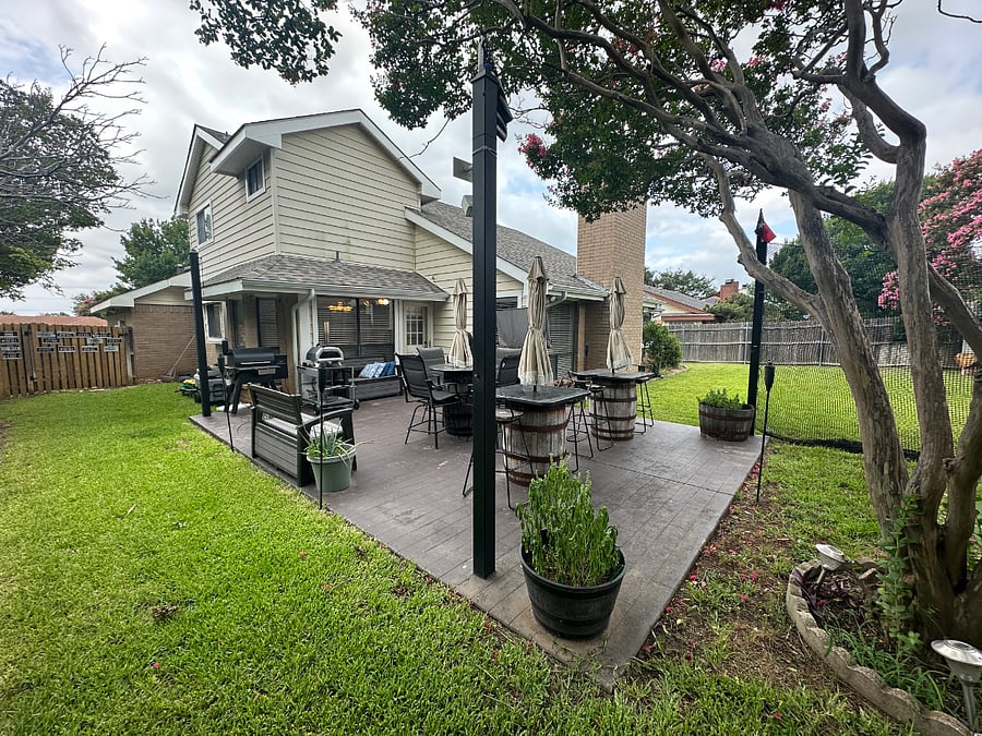 Back patio