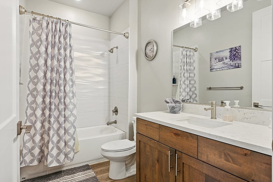 Upstairs Guest Bathroom.