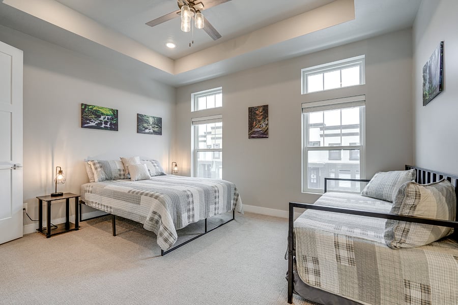 Master Bedroom. It has a day bed in it.