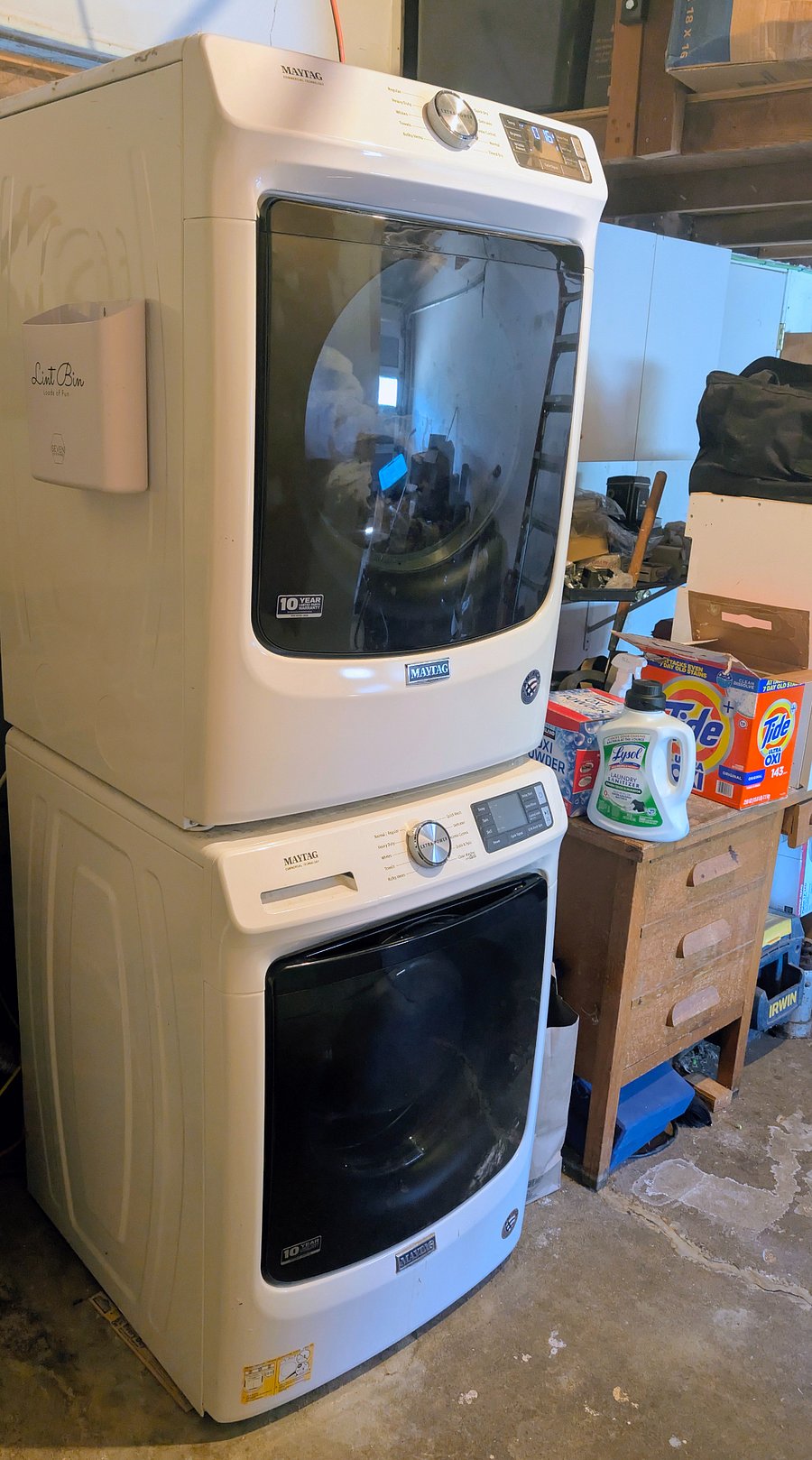 On-site laundry access with full-size washer and dryer.